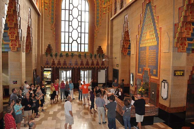 The Guardian Building lobby.